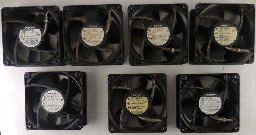 Quantity of 7 Papst Fans 4600X 115V 20W NOT WORKING #6o9