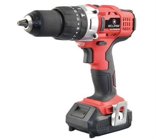 20-volt lithium-ion 1/4 in. cordless led light hammer drill variable speed tool for sale