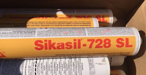 Large 29 Oz Sika Sikasil-728 SL Self Leveling Neutral Cure Silicone Sealant