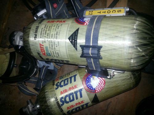 Scott brand presur-pak 2.2 30 minute self contained breathing apparatus for sale