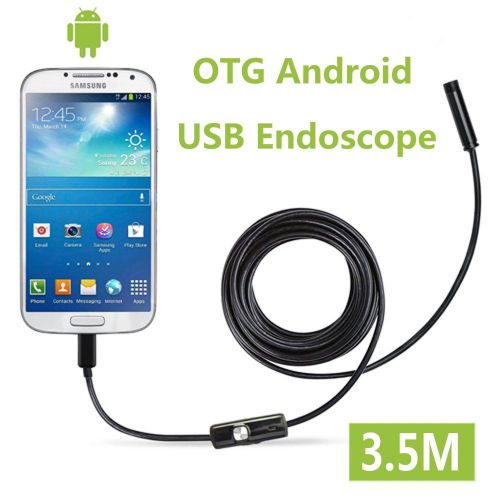 Fantronics 7mm Android Endoscope OTG Micro USB Endoscope Waterproof Borescope...