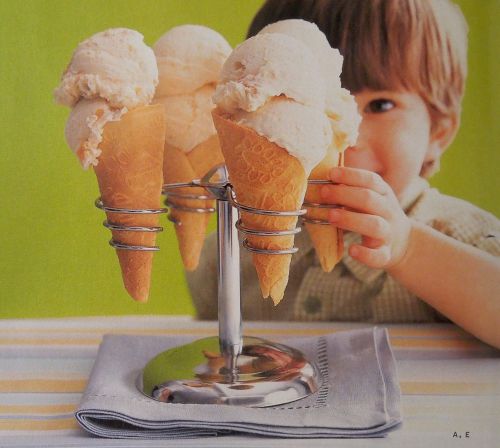 Martha Stewart By Mail Old Fashioned Parlor Ice Cream Cone Holder