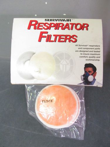 Box of 20 (10 pair) Survivair Respirator Filters 1020-00 TC-23C-321 NEW
