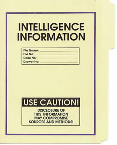 Intelligence Information File Folder 5-Pack