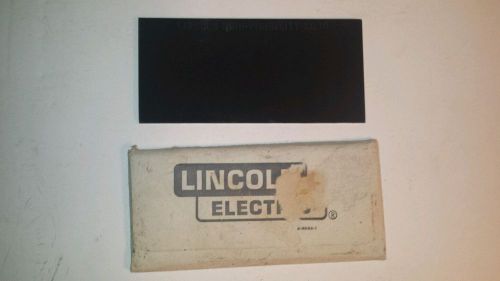 Lincoln electric welder. Filter plate #10. High Visibility. 2 x 4.25