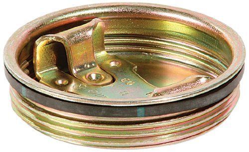 Pig DRM541 Plated Steel Drum Bung, 2&#034; Diameter, Silver Box of 10