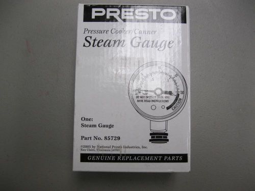 Presto steam gauge pressure cooker/canner 85729 for sale