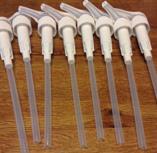 8 pump dispensers for 24 oz gallon bottles of shampoo, conditioners, lotions, for sale
