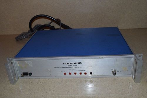 ROCKLAND MODEL 5110 PROGRAMMABLE FREQUENCY SYNTHESIZER DC-2MHZ (F1)