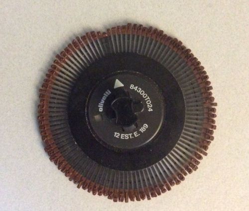 Olivetti brand daisy print wheel font Est. Elite 12