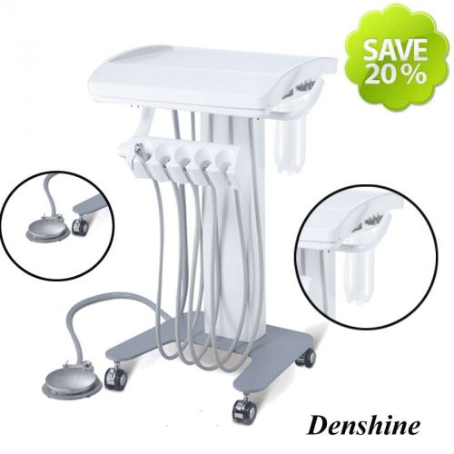 A+Dental Delivery Unit Cart Mobile Standard Version With Foot pedal water bottle