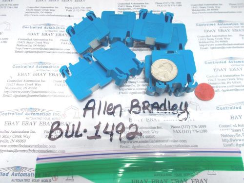 AB/Allen Bradley BUL.1492 Terminal Block/Blocks Blue Lot of 8