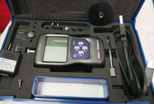 Nidec-shimpo fg-3008 compact digital force gauge/case + adjustable test stand for sale