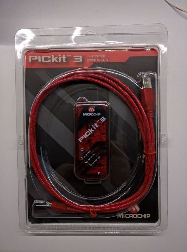 Pickit3 pic kit3 in-circuit  debugger programmer (icsp) usb pg164130 - fast ship for sale