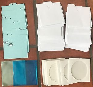 Lot New CD DVD Disc Sleeves 95 Storage Protective Pieces