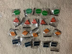 Lot of 20 Employee Motivational Blinking Badges LOOK