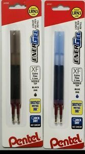 Pentel LRN3 Refill Gel Ink, 0.3mm Extra Fine XF, Assorted Ink/Packs