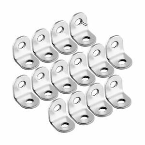 Small L Brackets (50 Pieces) Stainless Stee Support 90 Degree Corner Bracket ...