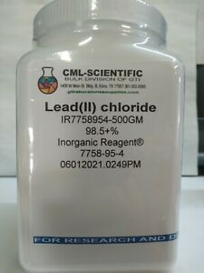 Lead(II) chloride, 98.5+%, Inorganic Reagent® 500g