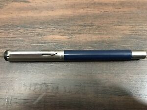 Parker Fountain Pen TE USA Vintage Classic Blue Silver color