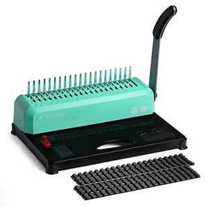 OFFNOVA 21-Hole 450 Sheets Paper Comb Punch Binding Machine, Binder Machine for