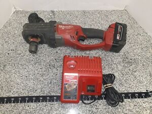 Milwaukee 2708-20 Brushless Hole Hawg Right Angle Drill w Batt. &amp; Charger, a-x