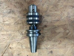BT-40 drill chuck adapter and chuck