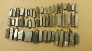 PILE OF OLDER METAL LATHE BITS , 50 +
