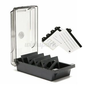 Large Plastic Business Index Record Box With A-Z Guide Cards For 500 Card  CN