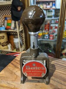 Vintage Original Bates Multi Numbering Pricing Machine Tool