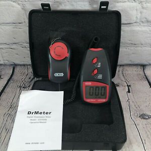Dr.meter LX1010B Digital Illuminance/Light Meter 0-100,000 Lux Luxmeter W/Case