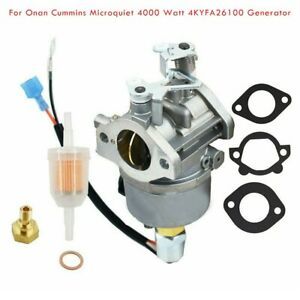 Carburetor Carb Assembly For Onan Cummins Microquiet 4000 W 4KYFA26100 Generator