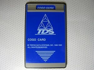 TDS Surveying Cogo Card Version 4.1 with pdf Manual for Use with the HP-48GX/SX