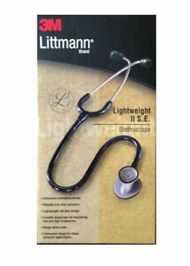 3M Littmann Lightweight II S. E. Stethoscope 2450, Black Tube master cardiology