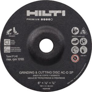 6 in. x 7/8 in. Type 27 Premium Thin Abrasive Cutting Disc with Depressed Center
