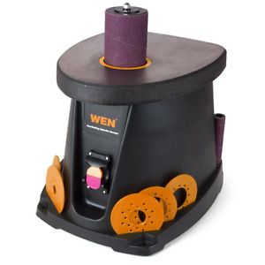 Spindle Sander 3.5 Amp 1/2 HP Oscillating Sanding Tool Dust Collector Storage