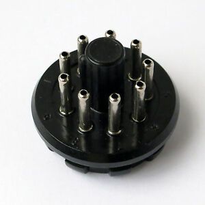 Wire Pro 86CP9 Amphenol 9 Pin octal style plug phenolic plug for Collins 51-S1