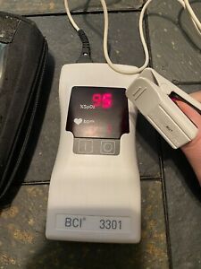 Masimo Similar, BCI 3301 Handheld Pulse Oximeter. With Case