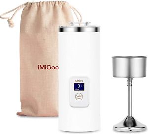 Imigoo Portable Coffee Maker 8 Oz - Single Cup Coffee Percolator - Tea Maker - E