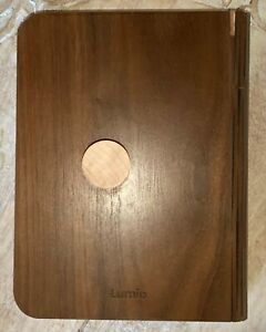 Lito by Lumio: Foldable 8.5”Book Classic Lamp Modern Light Lighting, Walnut Wood