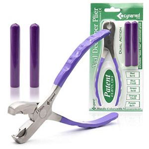 Cynamed Twin Action Decapper Pliers - Perfect for Decapping 8mm and 11mm Crimped