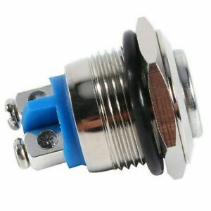 Button Switch 5/8 BUTTON HORN MOMENTARY NITROUS STARTER SWITCH WATERPROOF