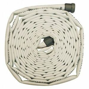 DIXON VALVE &amp; COUPLING A515-50RAS Poly Fire Hose,AL,NPSH 1-1/2&#034;,50ft,500lb