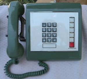 Vintage 1A2 Stromberg-Carlson Secretary Key Telephone  in Avocado green