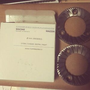 Mazzer 33M Super Jolly Espresso 64mm Grinder Burr Set - Made in Italy