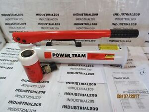 SPX 2 STAGE P159 HAND OPERATED HYDRAULIC PUMP w/ 15 TON CYLINDER C152C NEW