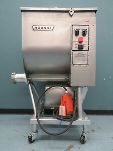 HOBART #4346 215lb. Meat MIxer/Grinder with foot pedal