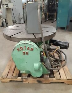 Rotab brand 36&#034; rotary table with tilt  Model 36-2