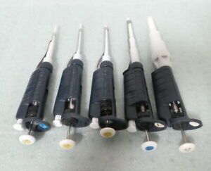 R177159 (5) Gilson Pipetman Pipettes P20 P100 P200 P1000 P5000 Pipettor