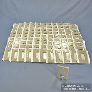 100 Leviton Gray Decora LARGE Wallplates GFCI GFI Rocker Switch Covers 80601-GY